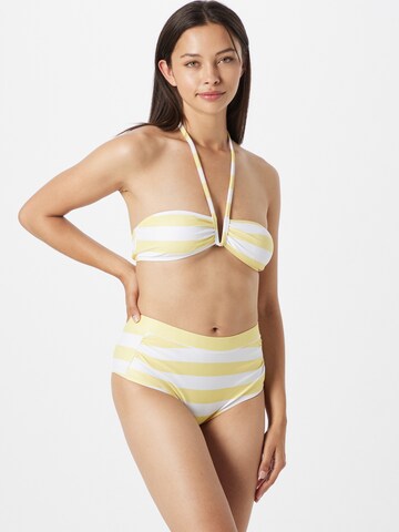 Dorothy Perkins Bandeau Bikini i gul: framsida