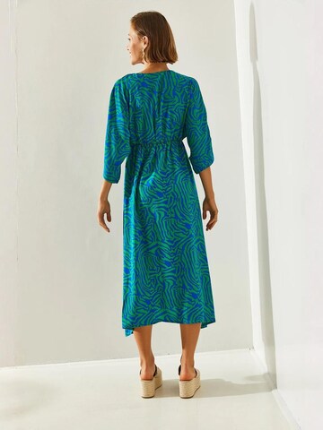 Bianco Lucci Jurk in Blauw