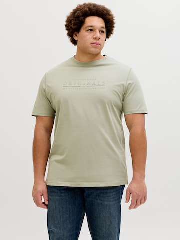 Jack & Jones Plus Shirt in Grijs: voorkant