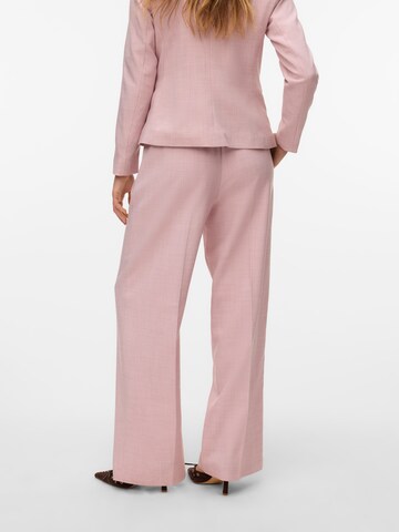 VERO MODA Loose fit Trousers 'VMCASSIDY' in Pink