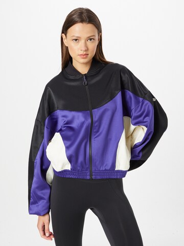 Reebok Athletic Jacket in Purple: front