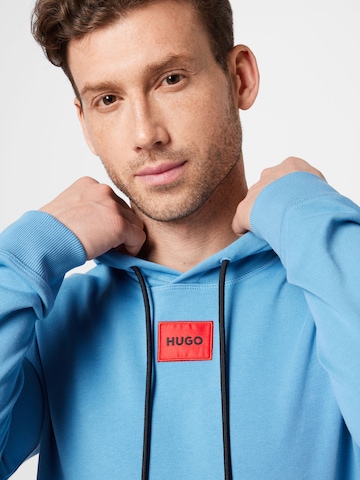 HUGO Red Sweatshirt 'Daratschi214' in Blau