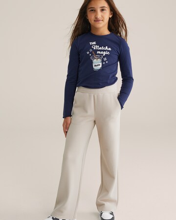 Regular Pantalon WE Fashion en beige
