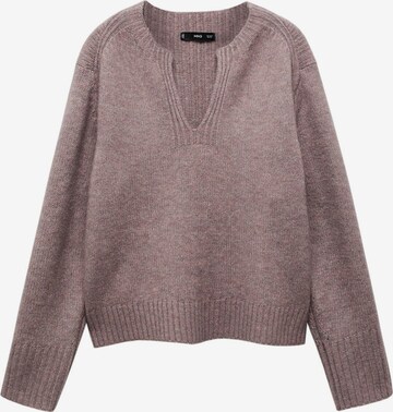 MANGO Sweater 'NIEVES' in Purple: front