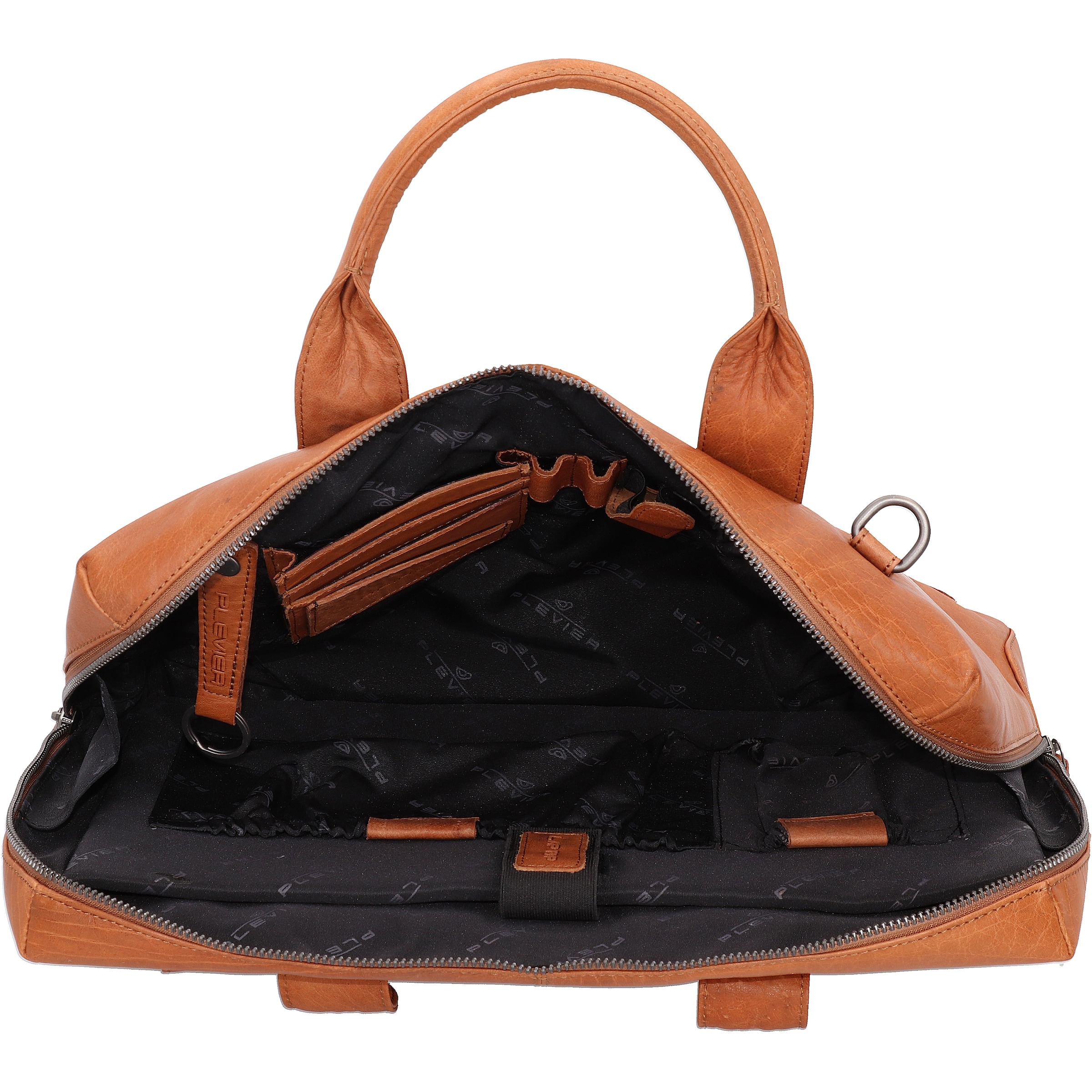 Plevier Document Bag in Brown