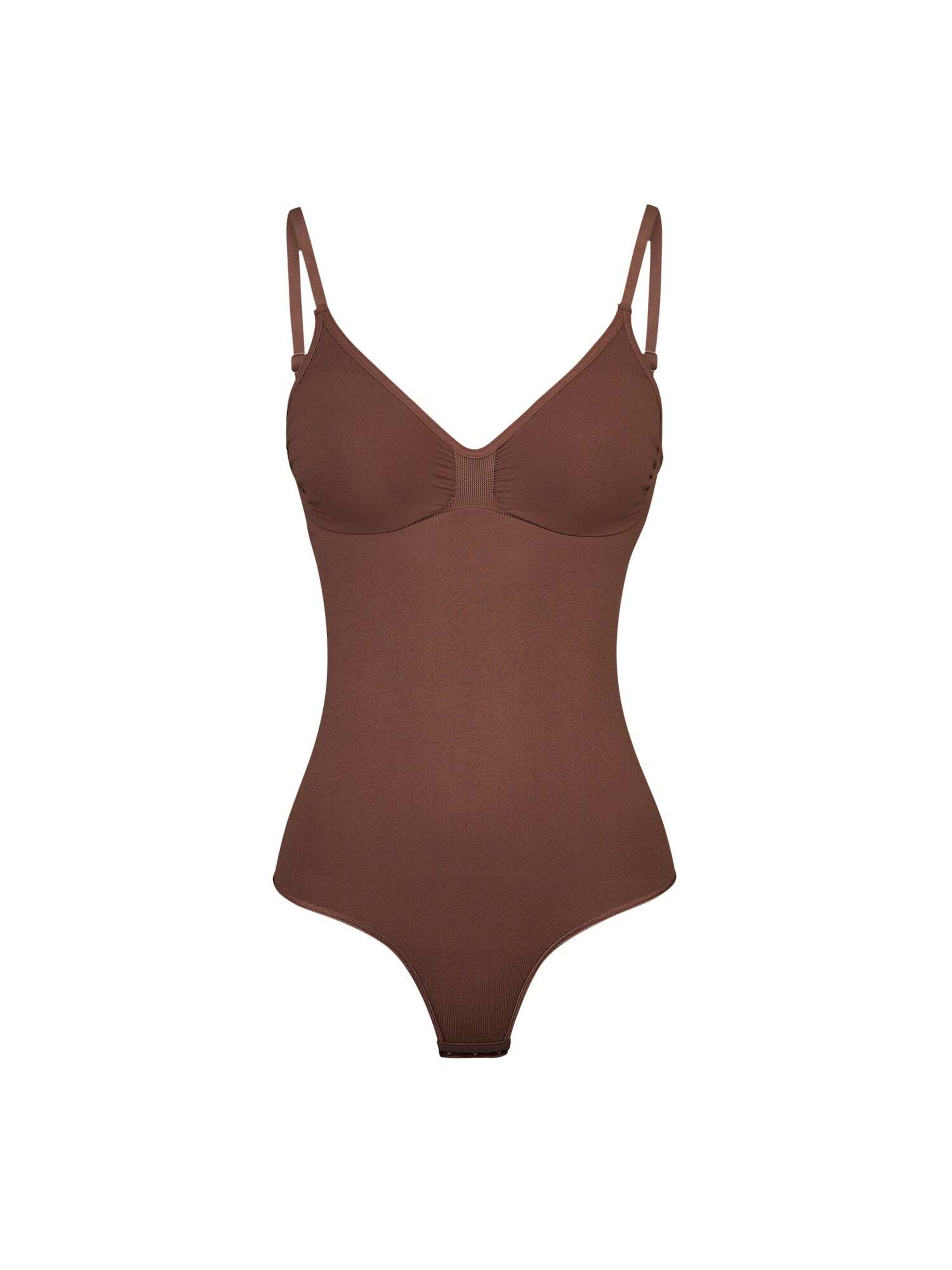 SNOCKS Shapingbody in Bruin: voorkant