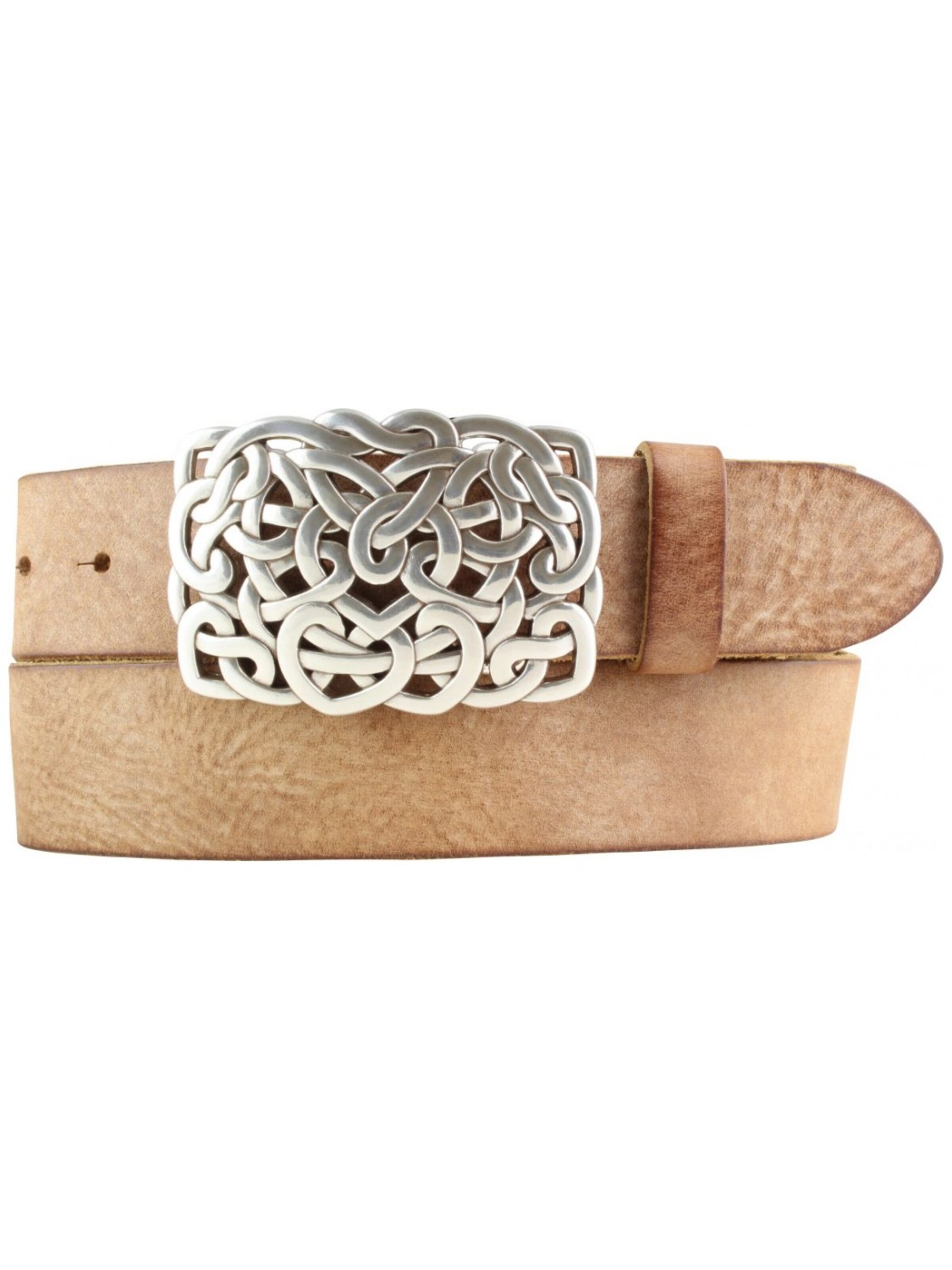 BELTINGER Gürtel 'Lorenzoe'‌‌‌‌‌‌‌‌‌‌ in Beige: Vorderseite