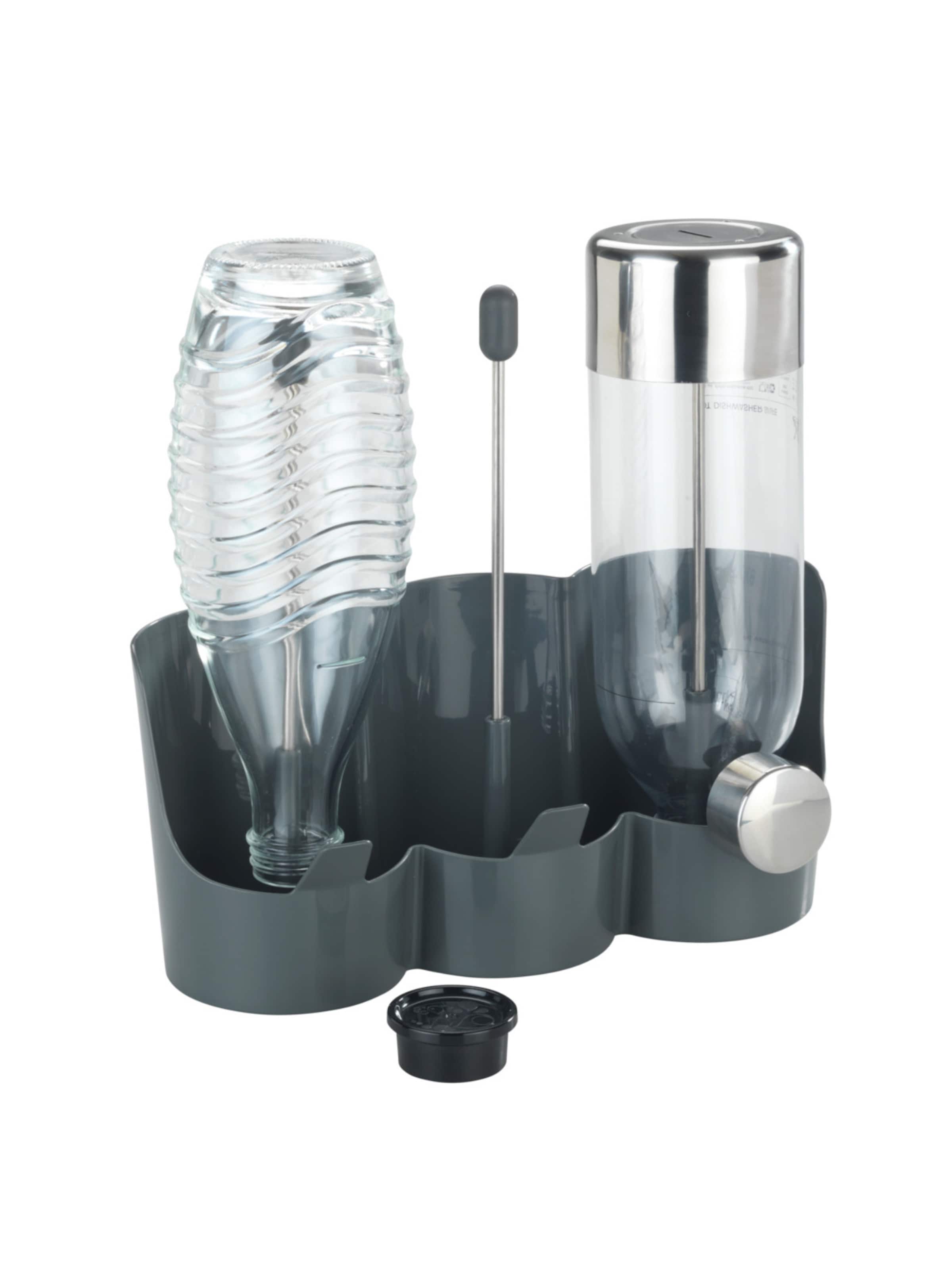 Wenko Flaschenhalter 'Filia' in Grau: Vorderseite