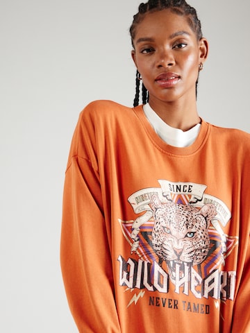 ONLY Sweatshirt 'LUCINDA' in Orange