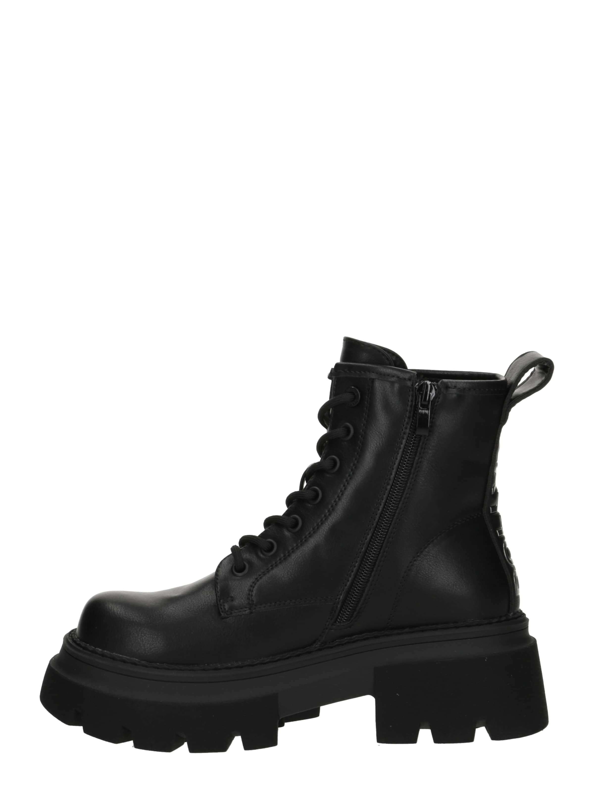 BUFFALO Μποτάκι με κορδόνια 'MAVE' σε μαύρο