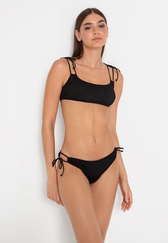 LSCN by LASCANA - Bustier Top de bikini en negro
