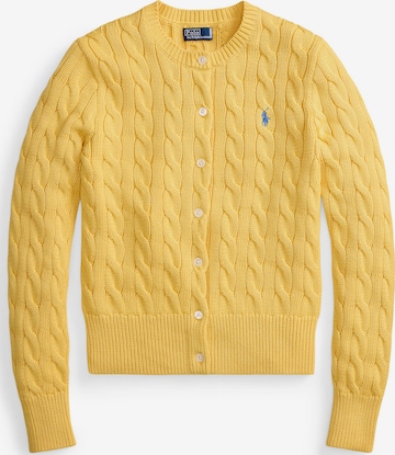 Geacă tricotată de la Polo Ralph Lauren pe galben: față