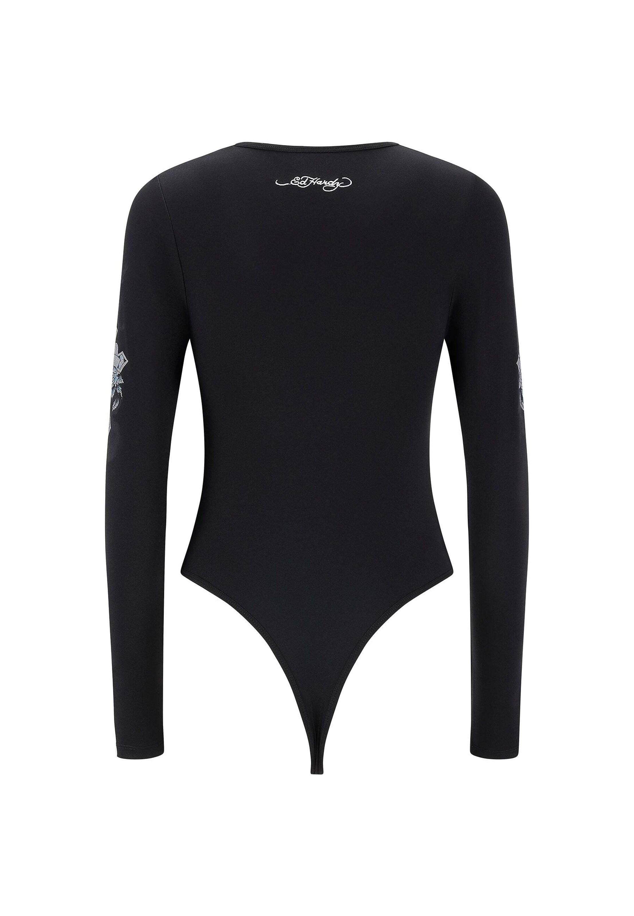 Ed Hardy Боди-футболка в Черный