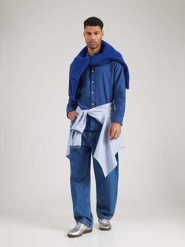 GAP Regular Fit Hemd in Blau