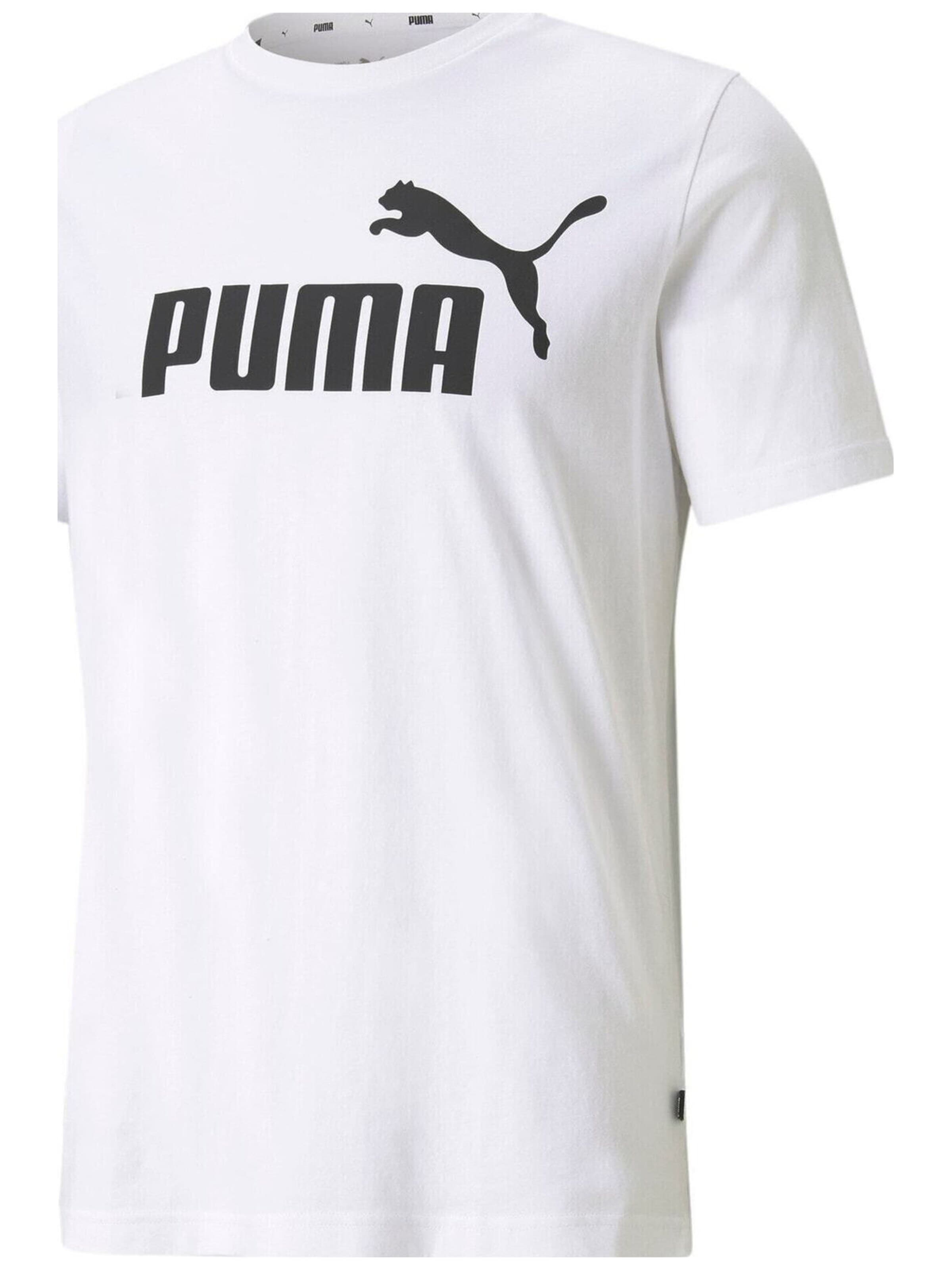 PUMA Shirt 'Puma Essentials' in Wit