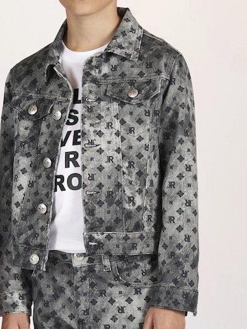 John Richmond Übergangsjacke 'Monogram' in Grau