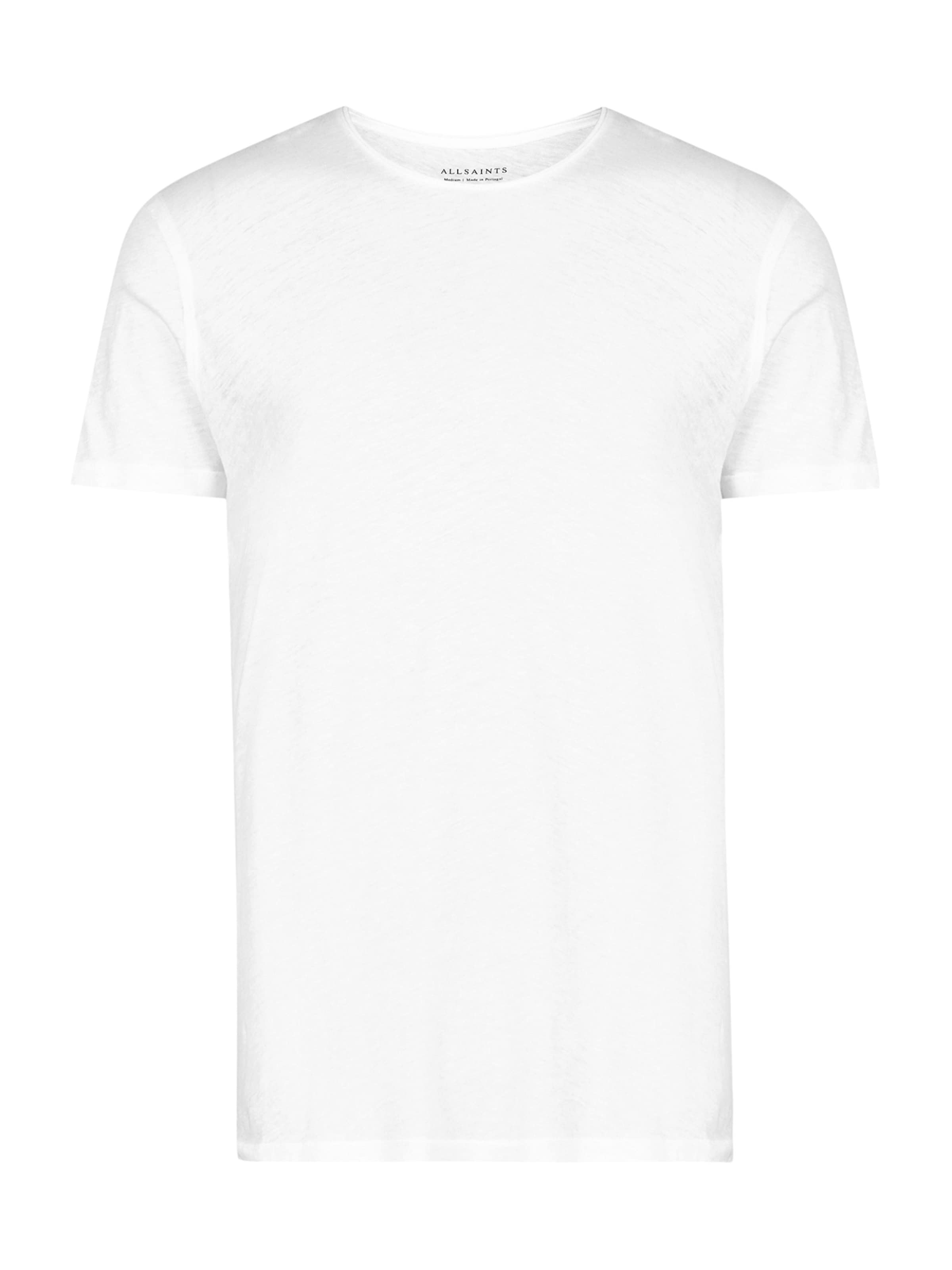 AllSaints T-Shirt en blanc chiné, Vue avec produit