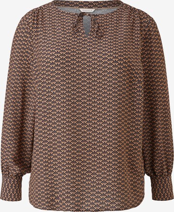 TRIANGLE Blouse in Brown: front