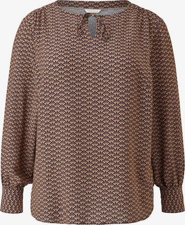 TRIANGLE Blouse in Brown: front