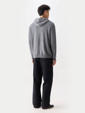 GOBI Cashmere Kofta 'Men's Zip-Up Cashmere Hoodie' i grå
