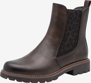 Bottines Tamaris en marron : devant