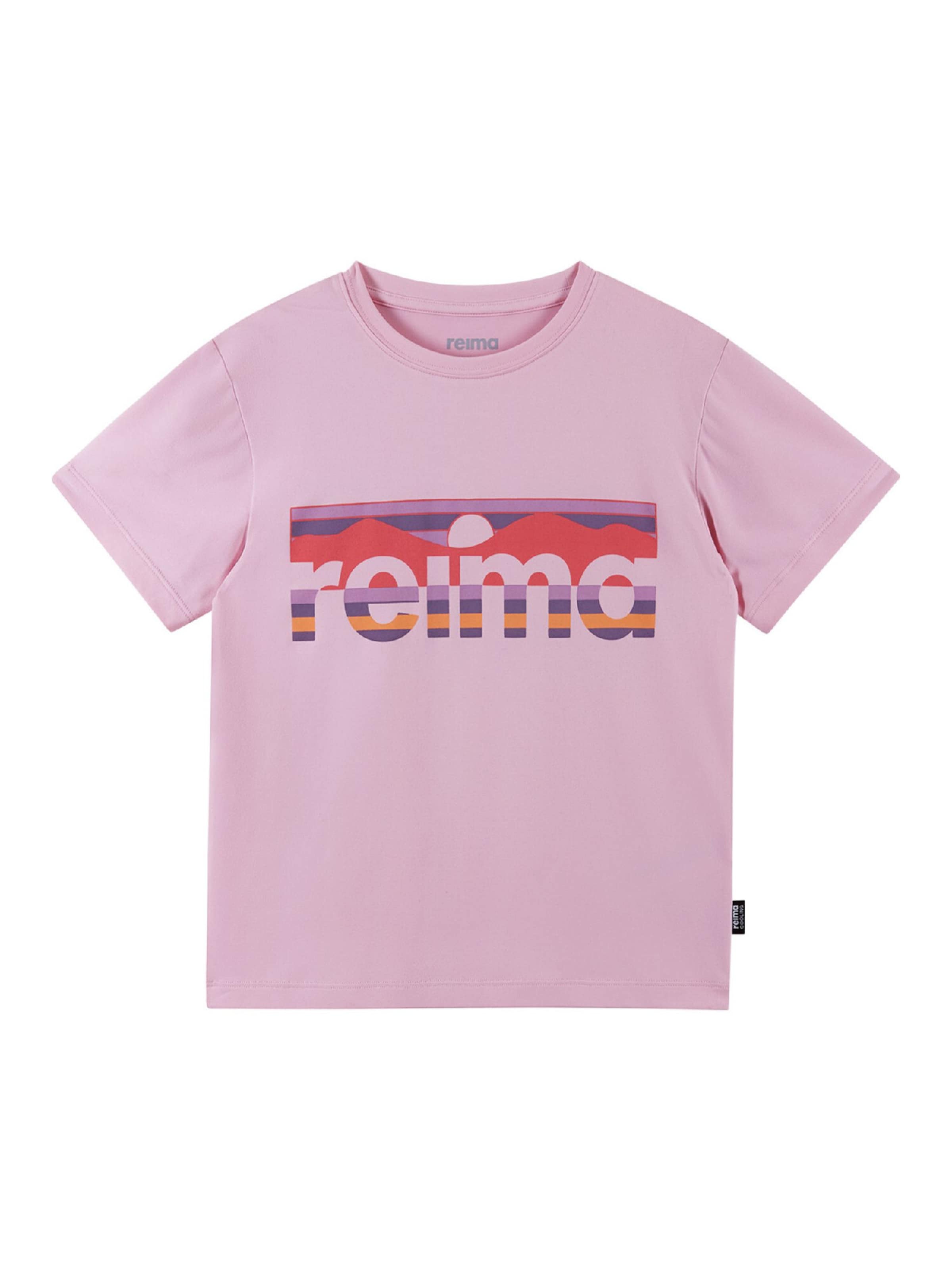 T-Shirt Reima en rose : devant