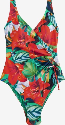 Next Bustier Uimapuku värissä vihreä: etupuoli