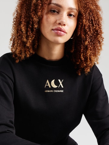 Bluză de molton de la ARMANI EXCHANGE pe negru
