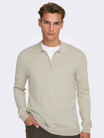 Only & Sons - Jersey 'Wyler' en gris: frente