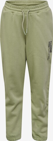 Hummel Loosefit Broek 'DANTE' in Groen: voorkant