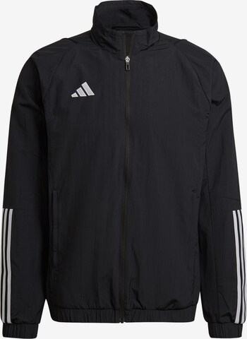 Veste de sport 'Tiro 23' ADIDAS PERFORMANCE en noir : devant