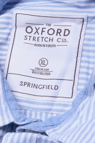 Springfield Button Up Shirt in XL in Blue