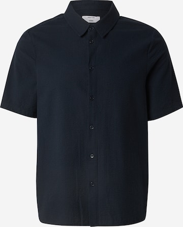 DAN FOX APPAREL Triiksärk 'Vincent', värv sinine: eest vaates