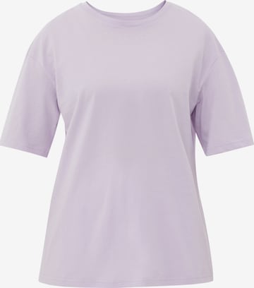 Finn Flare Shirt 'Basic' in Lila: Vorderseite