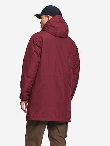 AIGLE Übergangsparka 'RAINPACK WARM 90' in Rot: Rückseite