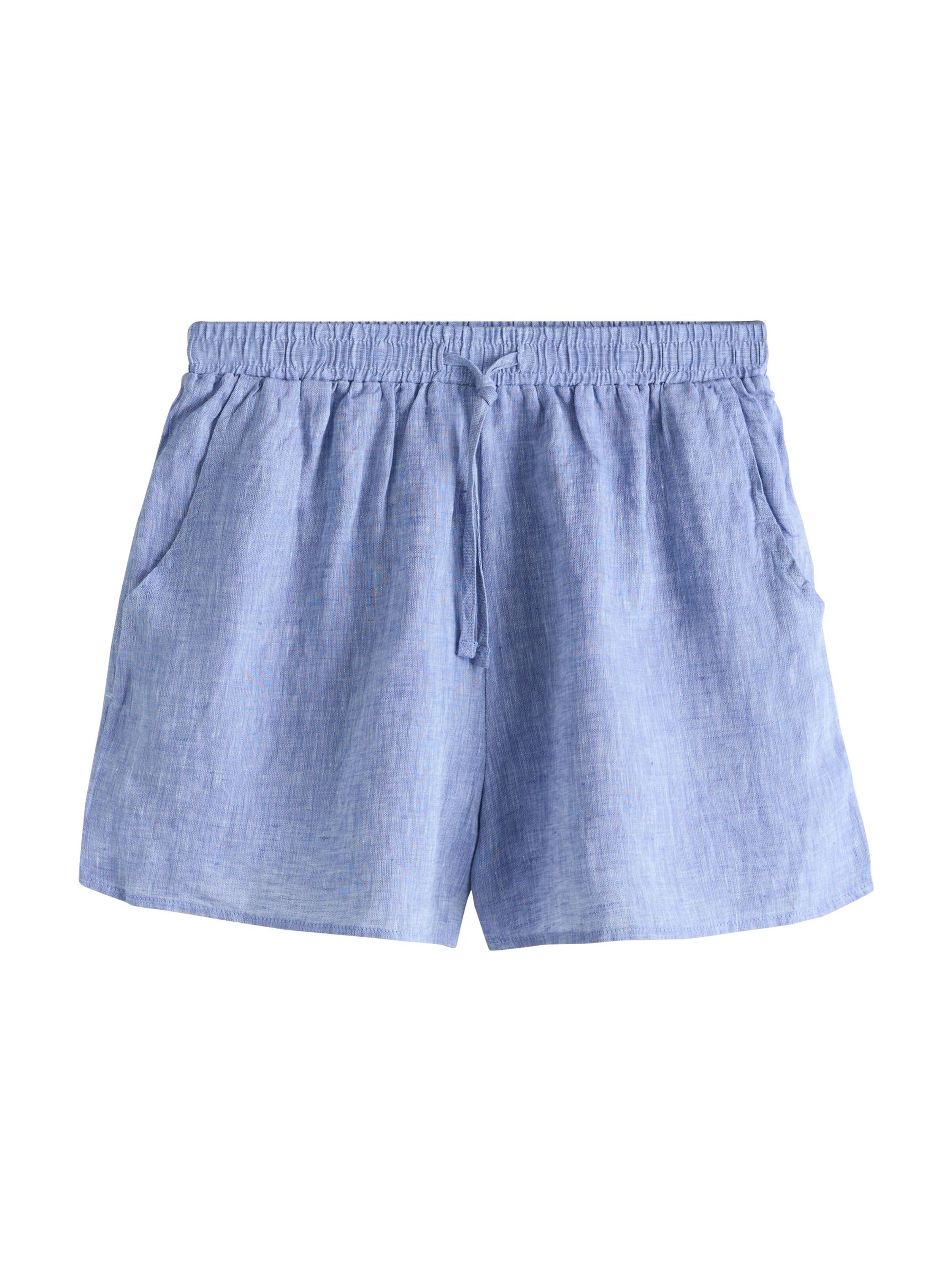 Next - Pijama de pantalón corto en azul: frente