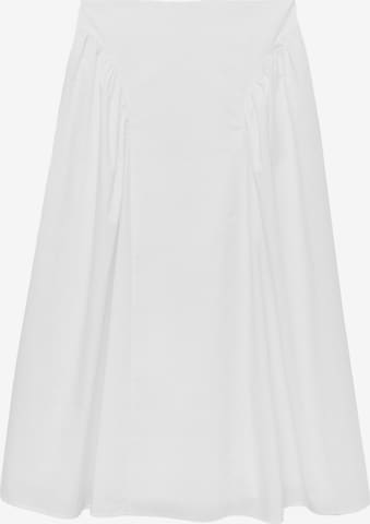 MANGOSuknja 'Blanca' - bijela boja: prednji dio