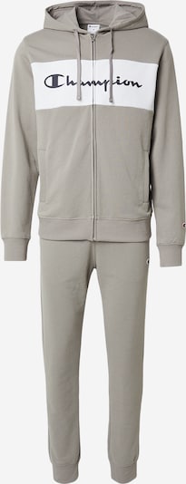 Champion Authentic Athletic Apparel Jogging komplet u siva / crna / bijela, Pregled proizvoda