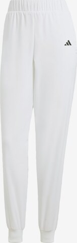 ADIDAS PERFORMANCE Zúžený strih Športové nohavice 'Walk-On' - biela: predná strana