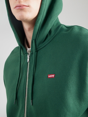 LEVI'S ® - Sudadera con cremallera 'CORE' en verde