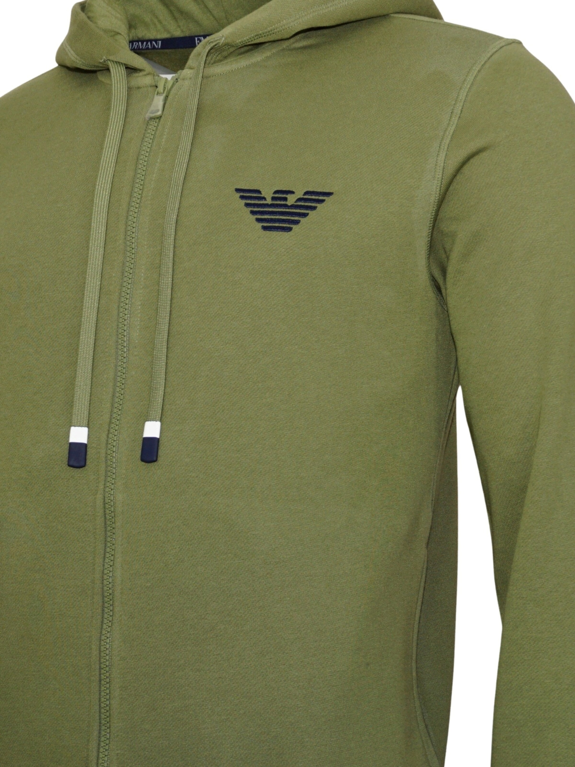 Giacca di felpa di Emporio Armani in verde