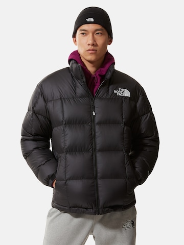 THE NORTH FACE Zimní bunda 'Lhotse' – černá: přední strana