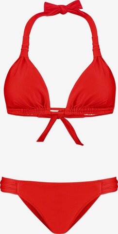 Shiwi Triangle Bikini 'Bibi' in Red: front