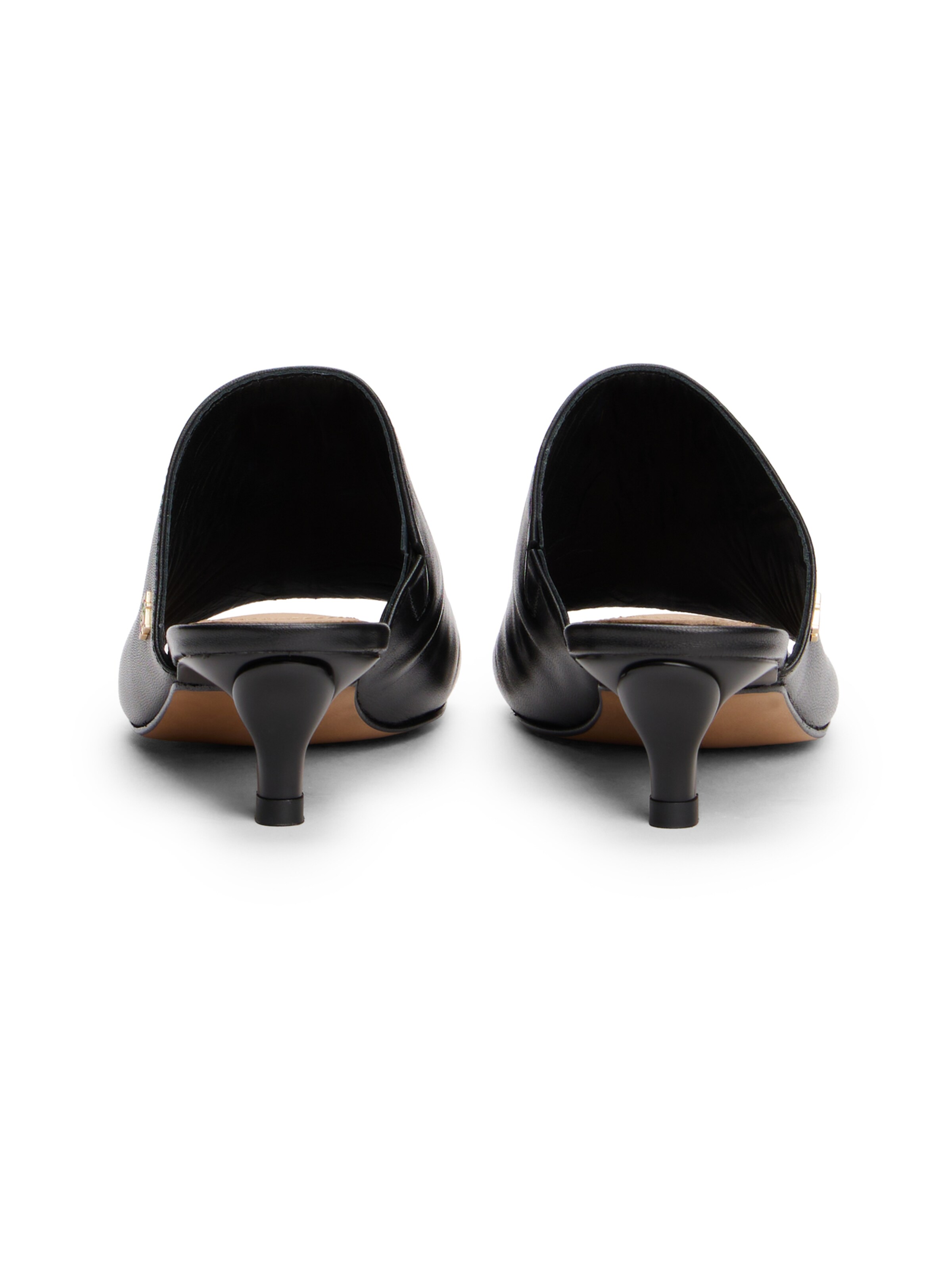 TOMMY HILFIGER Pantolette i svart