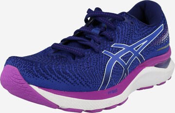 Chaussure de course 'Gel-Cumulus 24' ASICS en bleu : devant