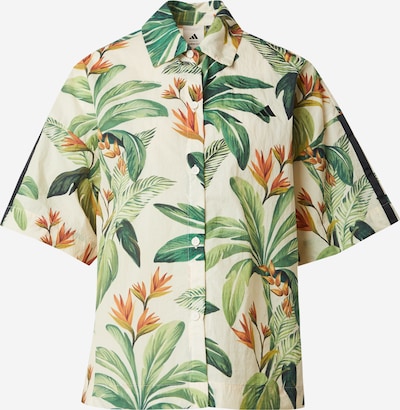 ADIDAS SPORTSWEAR Tehnička košulja 'FARM PRM' u zelena / svijetlozelena / ciglasto crvena / vuneno bijela, Pregled proizvoda