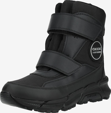 Boots da neve di GEOX in nero: frontale
