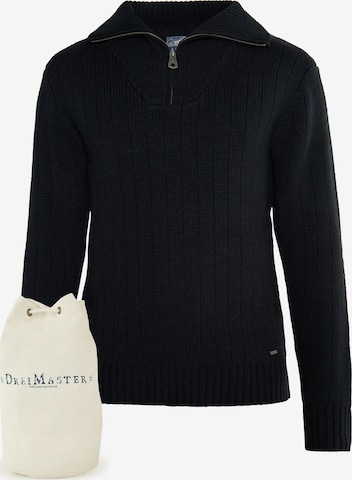 melns DreiMaster Vintage Džemperis: no priekšpuses