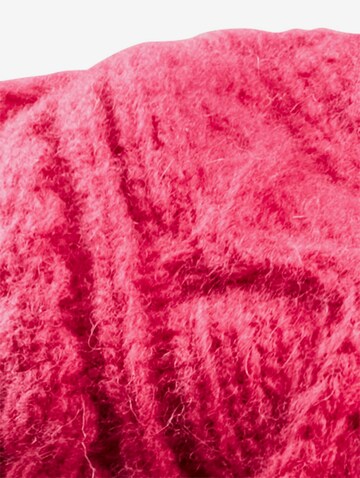 CAMEL ACTIVE Strick-Beanie aus Wolle in Pink