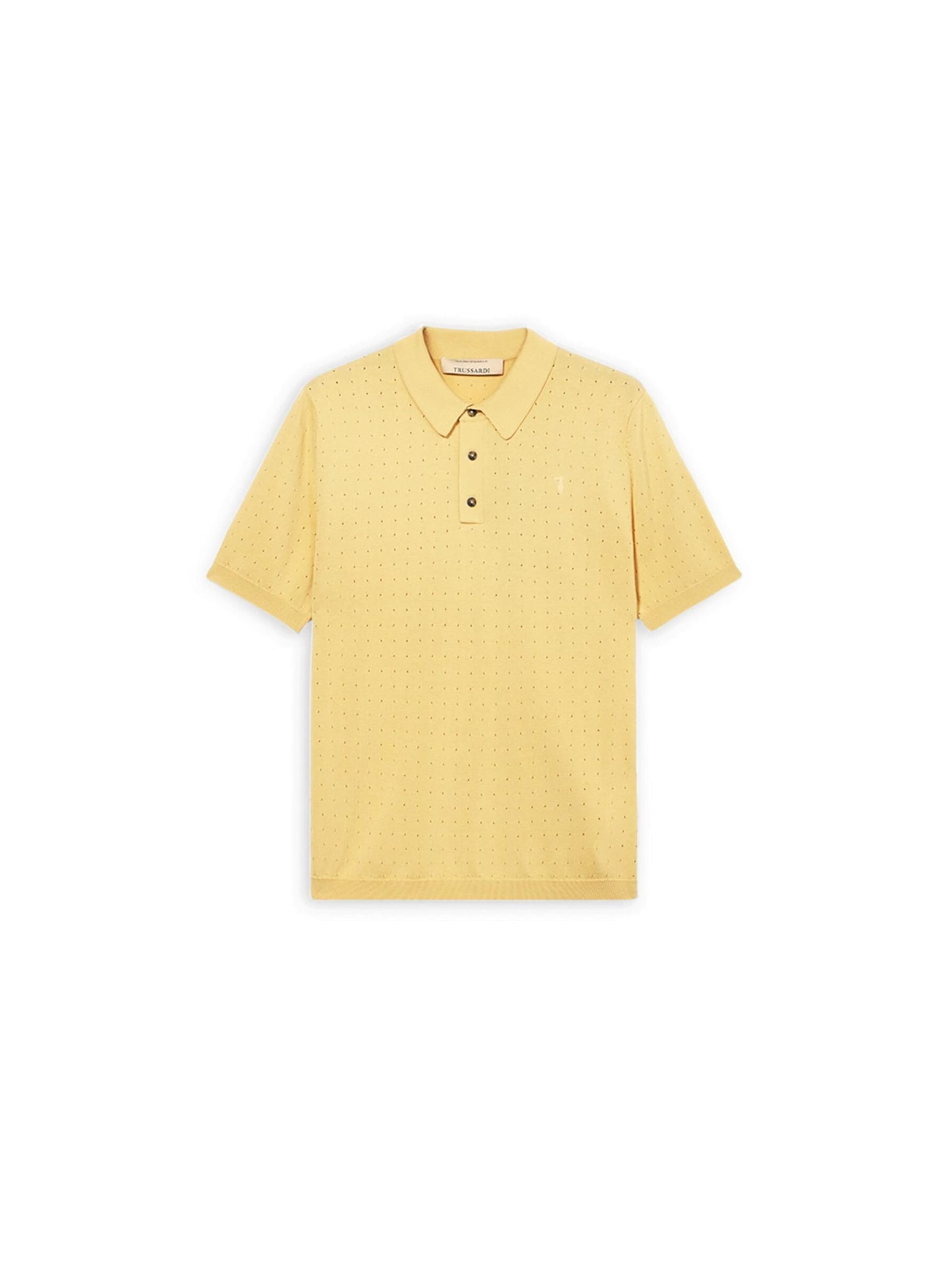 Trussardi - Camiseta en amarillo: frente